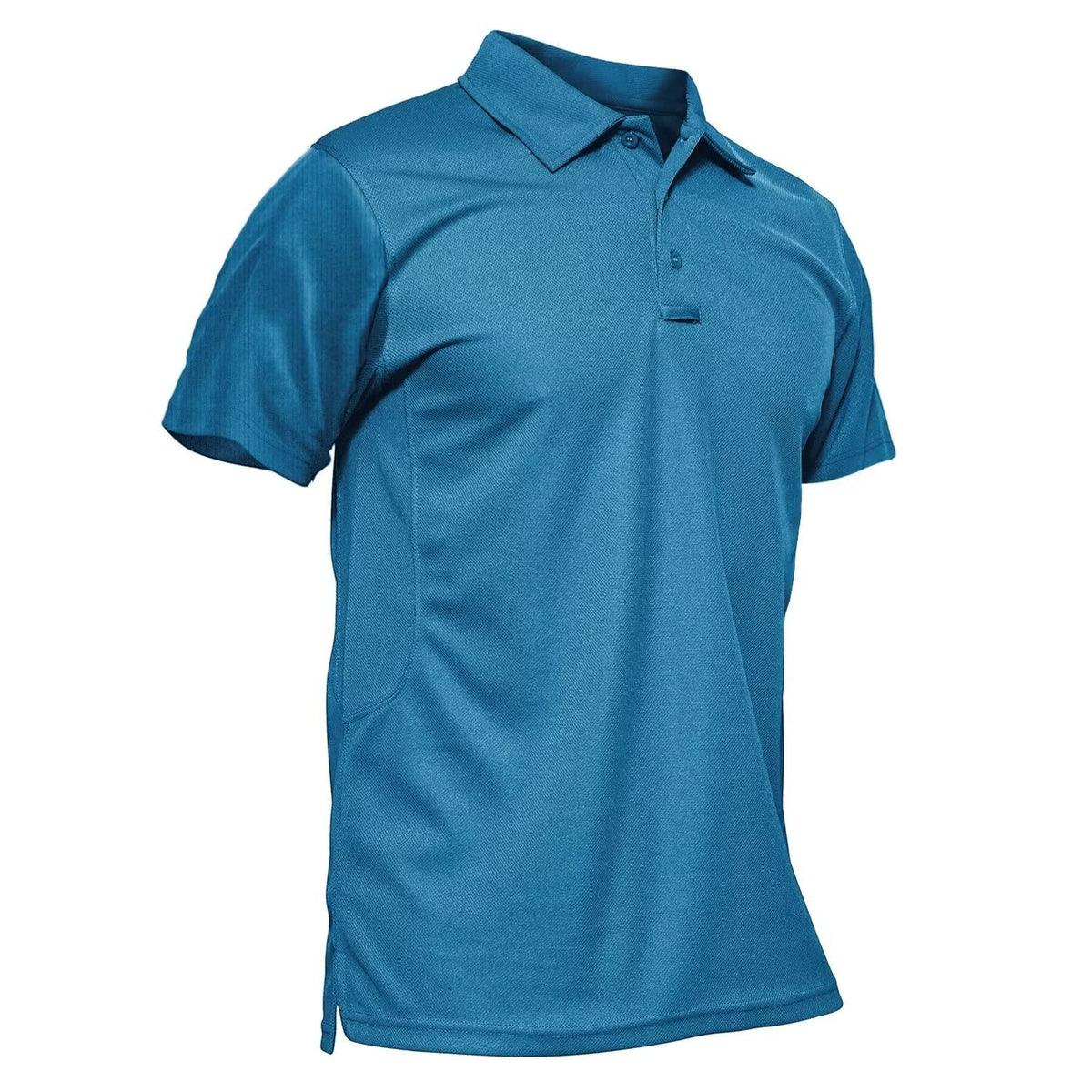 MAGCOMSEN Golf Shirts for Men Collared Polo Shirts Performance Quick Dry Jersey Polo Shirt Blule Green L