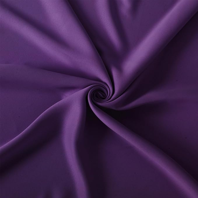 LEMOMO Blackout Curtains 66 x 84 inch/Purple Curtains Set of 2 Panels/Thermal