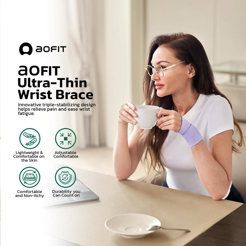 Adjustable Wrist Brace for Pain Relief, Carpal Tunnel & Tendonitis Support – Ergonomic Compression, Breathable & Anti-Slip Design, Fits Left & Right Hand, Ideal for Sports, Gaming & Office Use Green