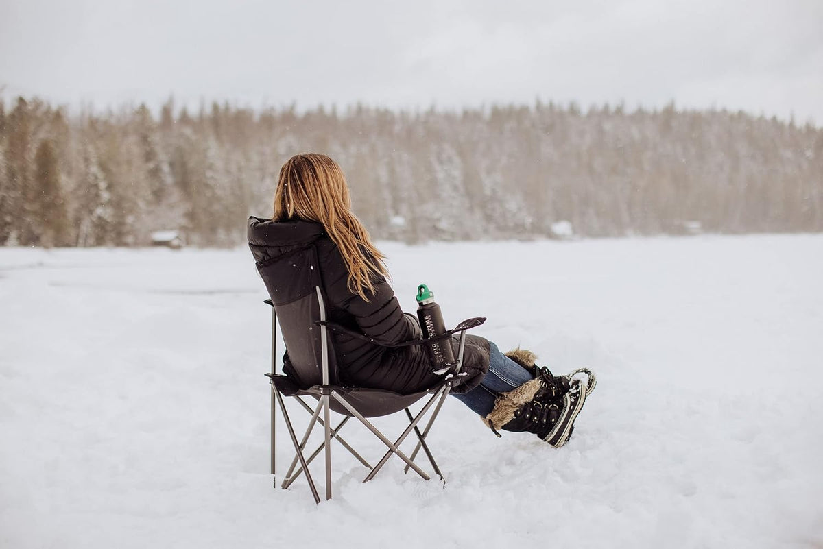 Portable Picnic Camp Chair with Carrying Bag - Lightweight Beach Chair
