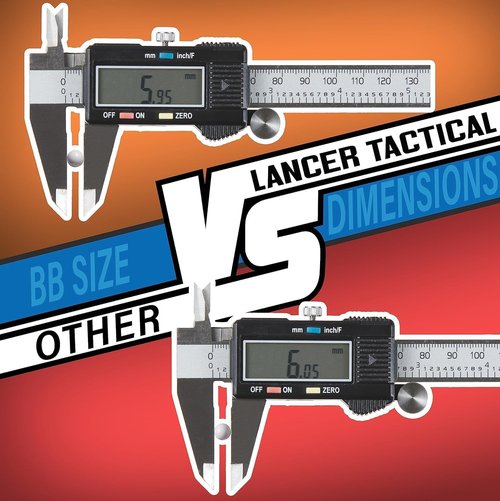 Lancer Tactical Airsoft BBs - Competition Grade 0.20g to 0.32g | Premium Quality Made in Taiwan