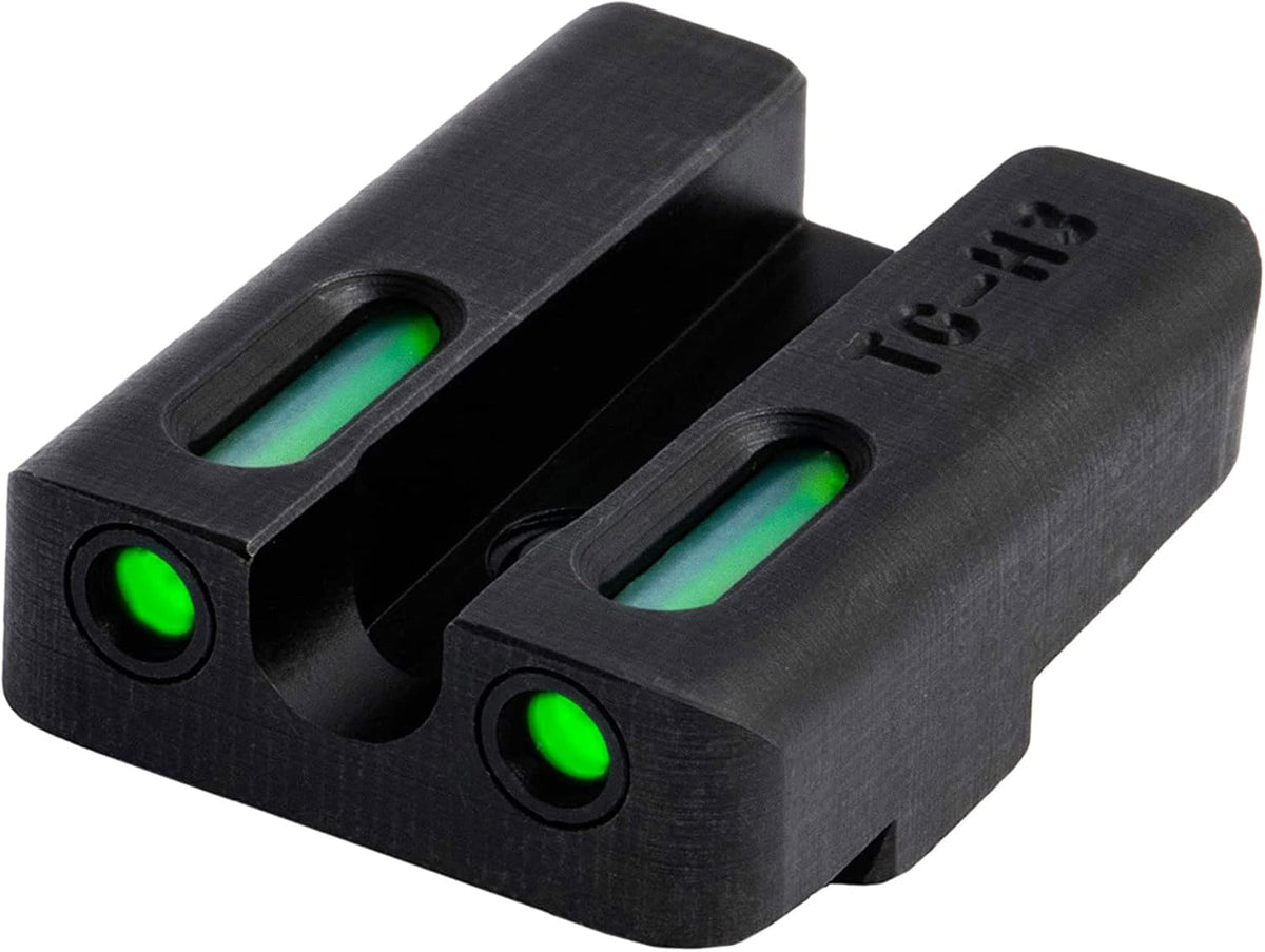 Truglo TFX PRO Night Sight for Handguns - Glowing Tritium & Fiber Optic, Compact & Durable