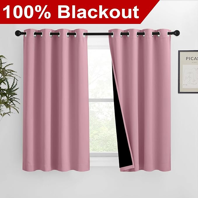 NICETOWN 100% Blackout Curtains