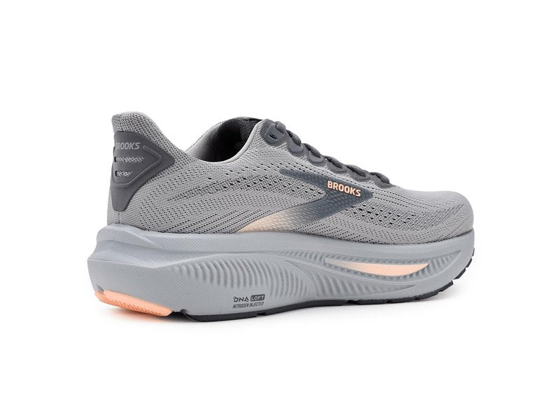 Brooks Women's Ghost 17 Alloy/Blackened Pearl/Peach 8 Medium