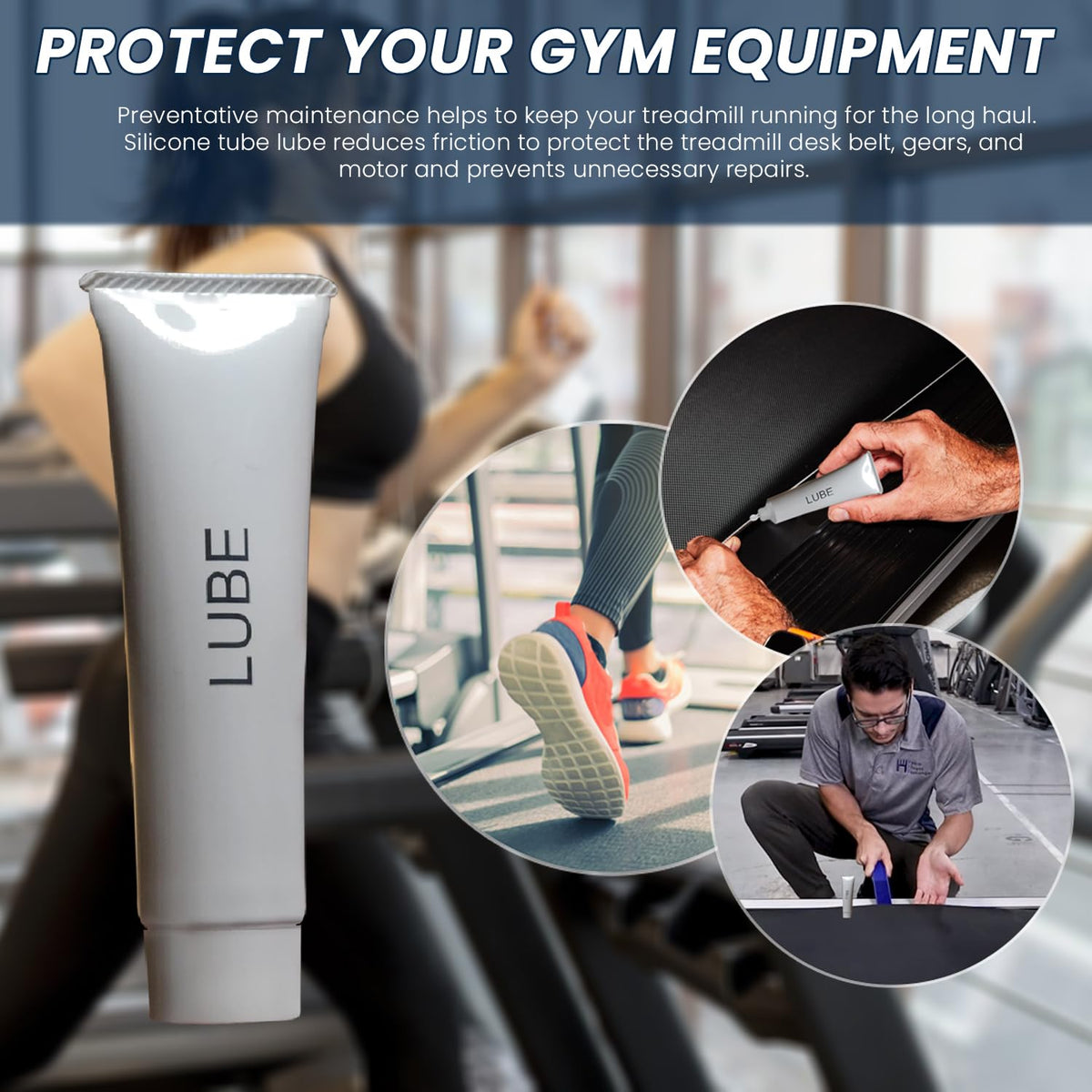 Treadmill Lubricant for Belt | Treadmill Oil Belt Lubricant | 100% Silicone Oil for Running Belts | Spirit Sole Lube for Belts Essential for Home Gym Equipment Maintenance Kit p/n N020001