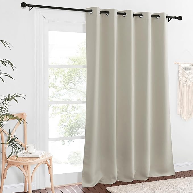 NICETOWN Patio Blackout Curtain Panels
