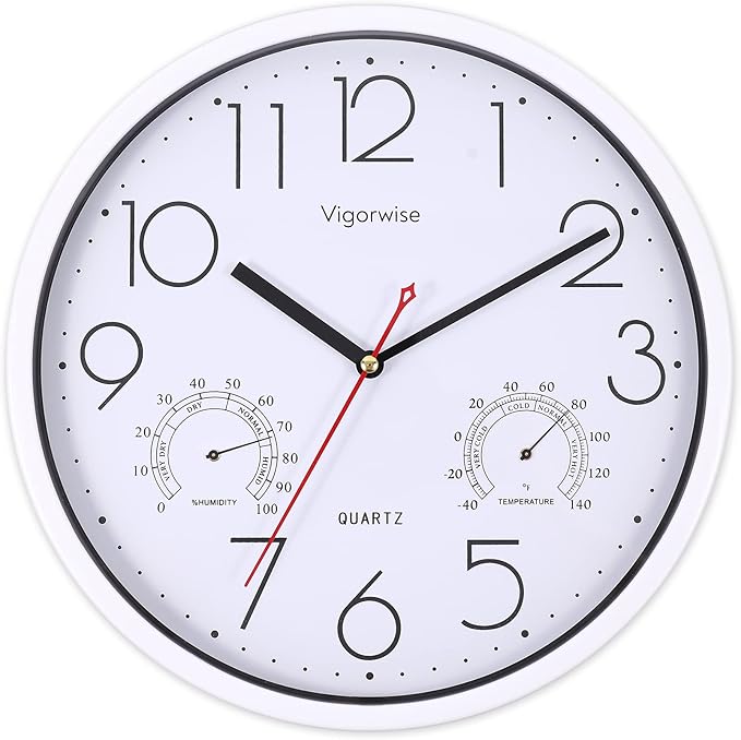 Wall Clock, Sweep Silent Movement Accurate Clocks