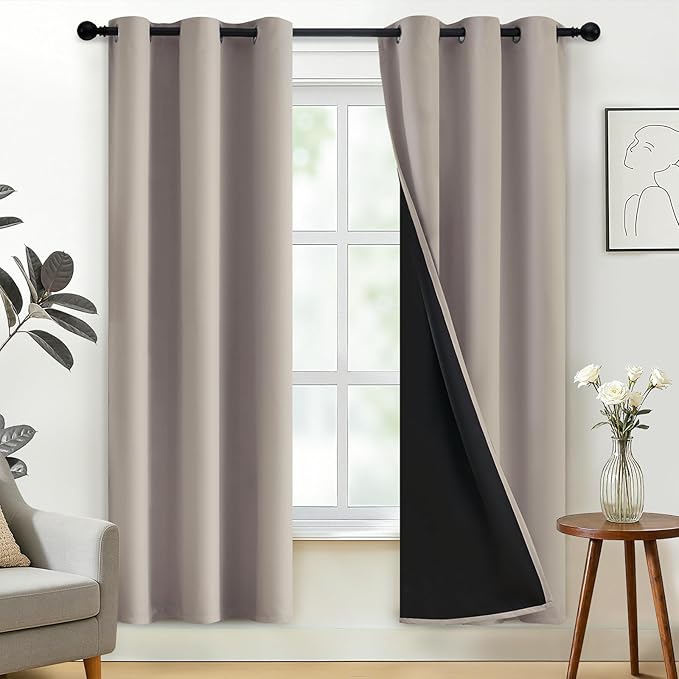 SimpleHome 100% Blackout Curtains
