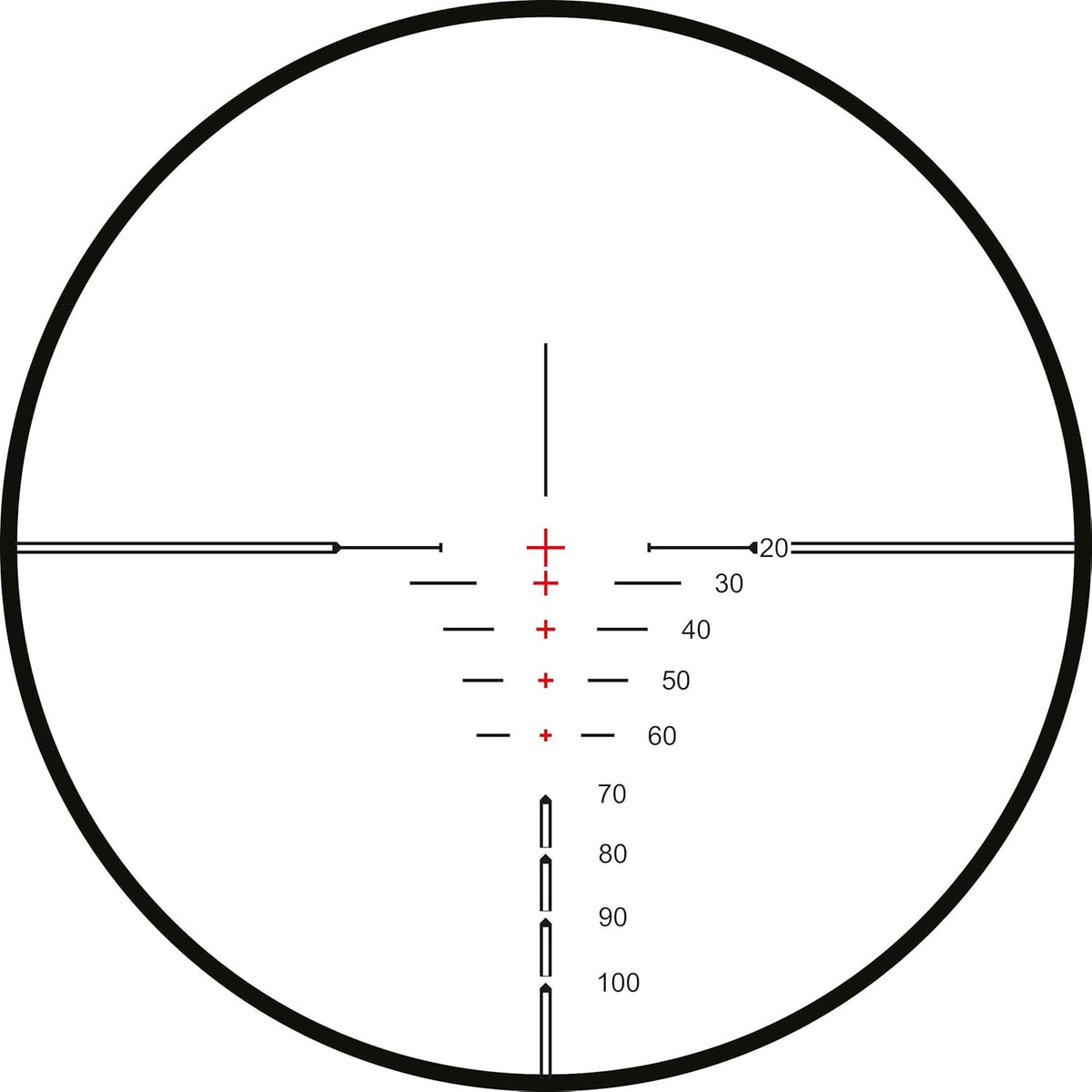 XB1 Crossbow Scope 1.5-5x32 for 250-425 FPS - Illuminated Reticle, Compact Design