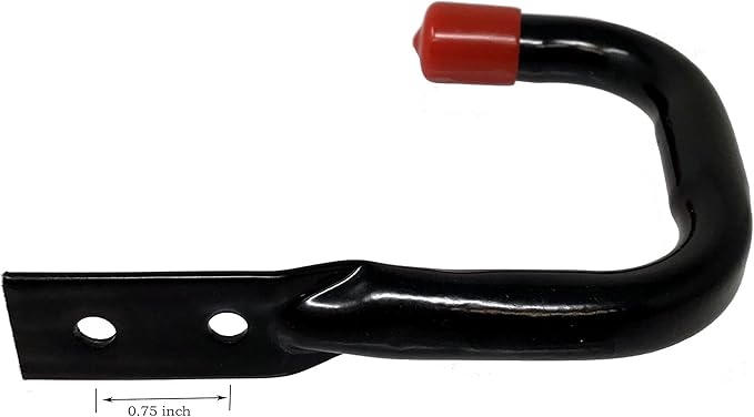 Tetra-Teknica UH03-6P Heavy Duty Garage Storage Utility Hooks, Color Black