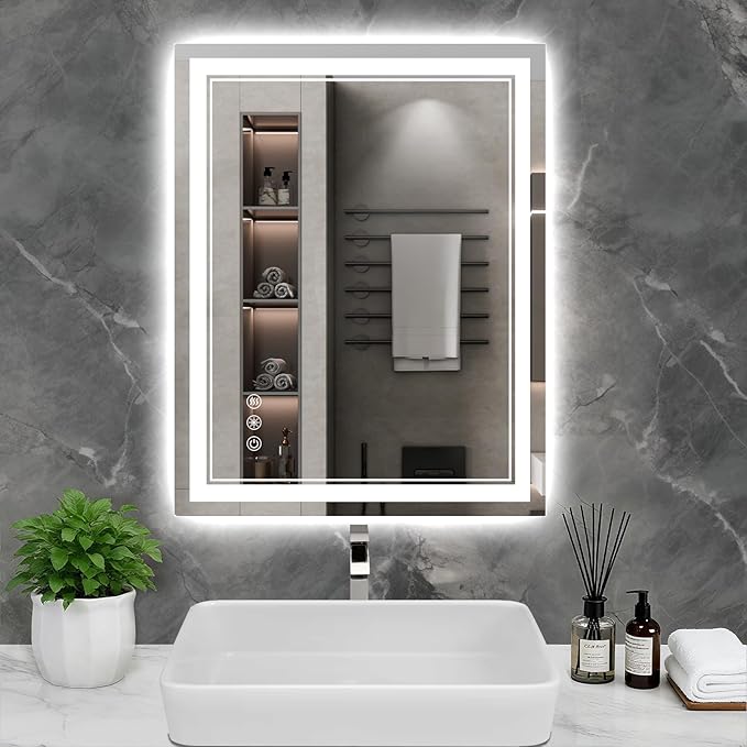 32x24 Inch LED Bathroom Mirror