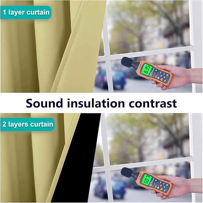 NICETOWN Total Shade Curtains and Draperies, Heavy-Duty Full Light Shading