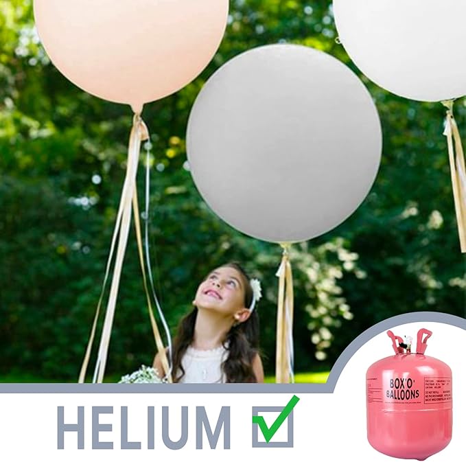 PartyWoo Dusty Blue Balloons 4pcs 36 Inch Slate Blue Boho Neutral Latex Helium Balloons for Baby Shower Wedding Graduation Anniversary Retirement Cat Tornado Birthday Party Decorations Blue-F51