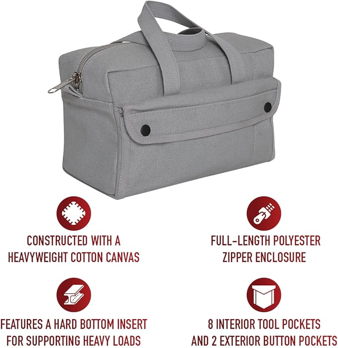 Rothco Mechanic's Tool Bag - Heavy-Duty Organization for Gear and Equipment