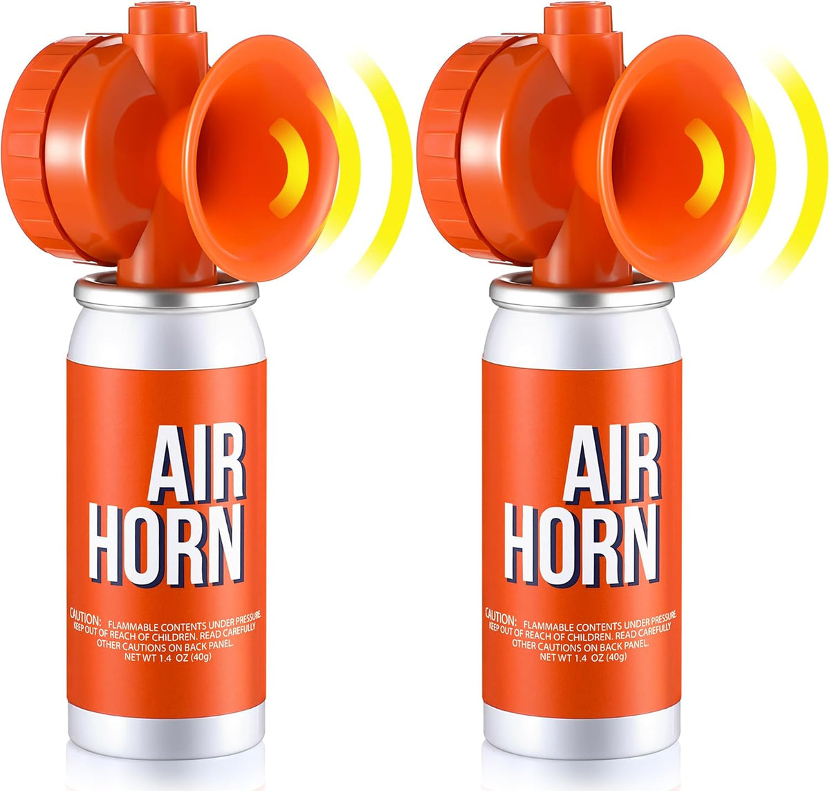Air Horn 1.4oz - 122dB Loud Marine Safety Horn | Emergency Use, Heard Up to 1/2 Mile Away