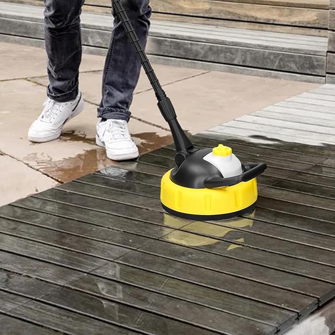 Pressure Washer - Patio Cleaner Cleaning Tool with Adapter, High-Efficiency Power Washing Accessory, Heavy-Duty Outdoor Equipment | Multipurpose Attachments for Driveways Sidewalks Yards