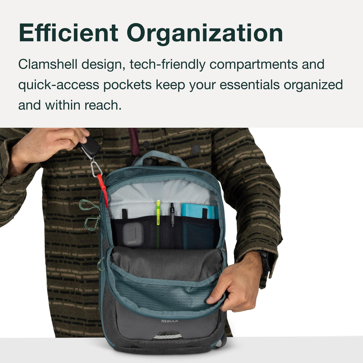 Osprey Nebula Shoulder Sling Bag, Alpaca Tan/Latte Brown Heather