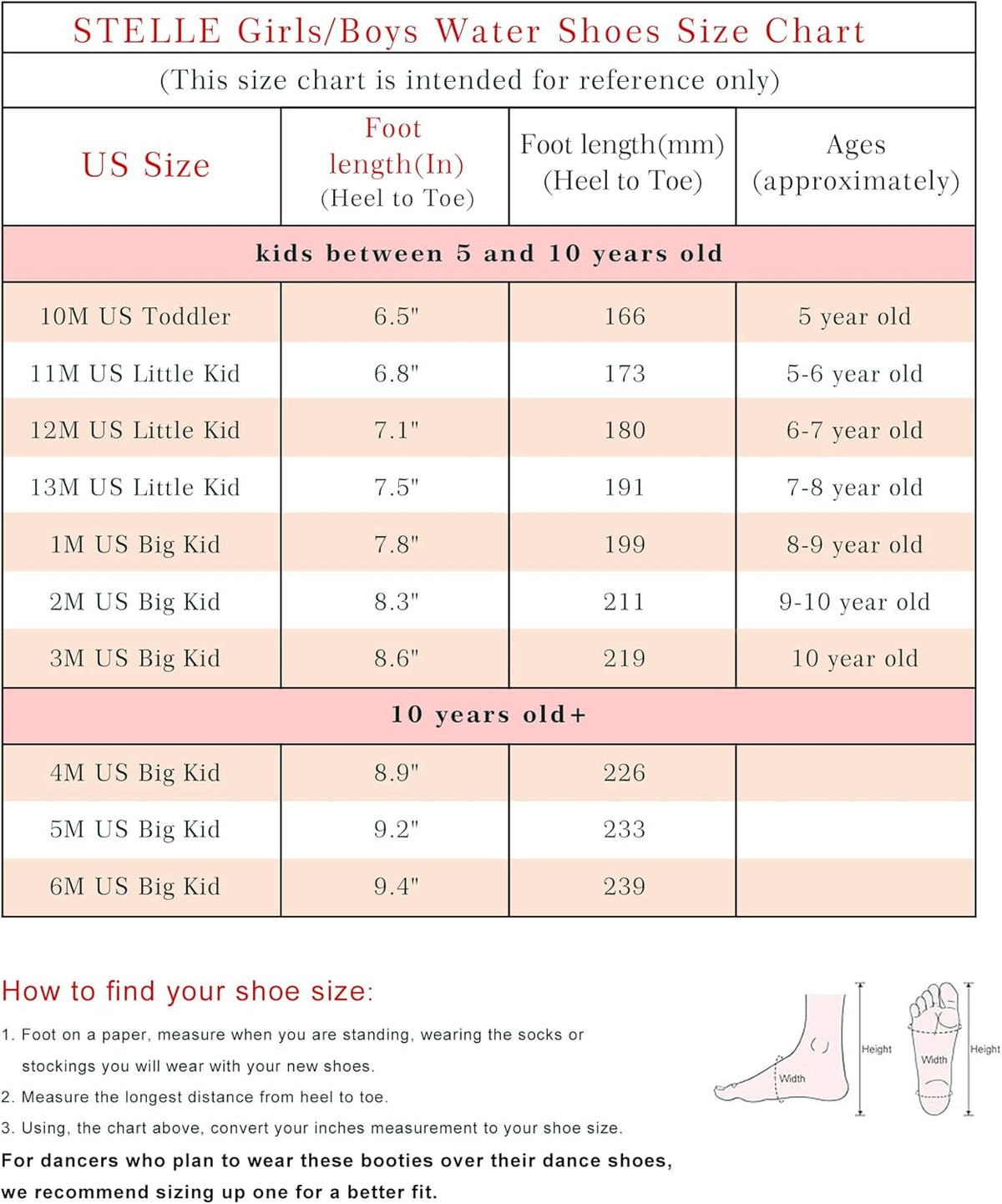 STELLE Water Shoes - Kids Barefoot Quick-Drying Sports Shoes | Adjustable Laces, Non-Slip Design