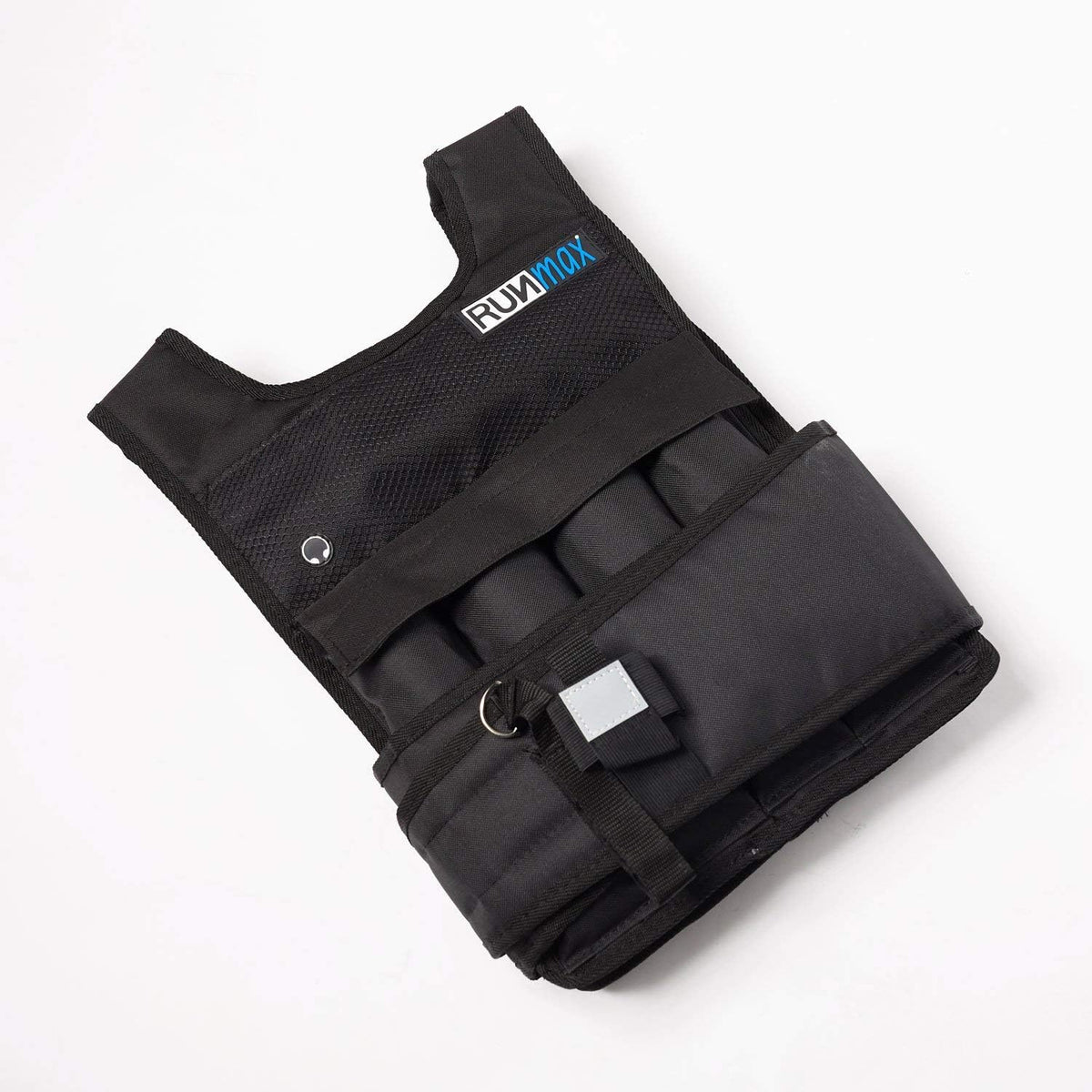 RUNmax Pro Weighted Vest - Adjustable 12-60lbs with Comfortable Shoulder Pads
