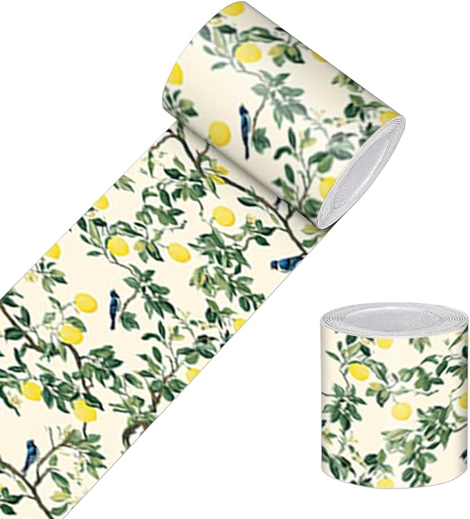 HOMETITUTE Wallpaper Border Peel and Stick Decorative Wall Trim Self Adhesive
