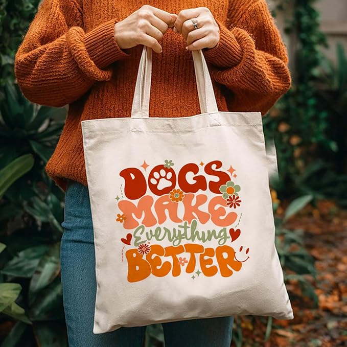 Canvas Bag for Women Grocery Shopping Travel Gym Weekender Vacation Womens Work Tote Bag Gifts