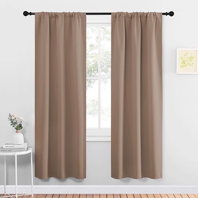 NICETOWN Kitchen Window Blackout Curtains