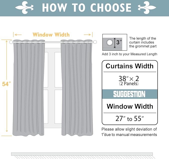 ChrisDowa Grommet Room Darkening Curtains