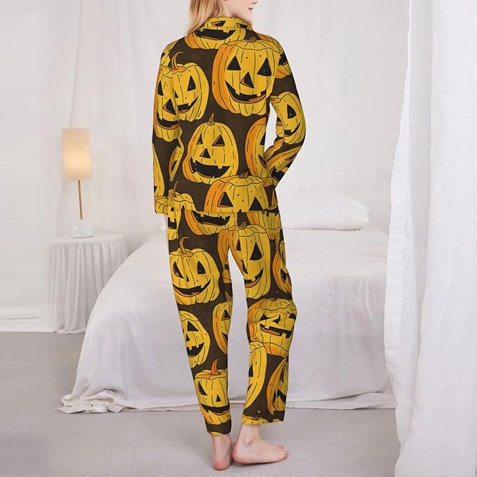 Retro Bee And Floral Women'S Pajama Sets Ultra-Soft Printed Sleepwear