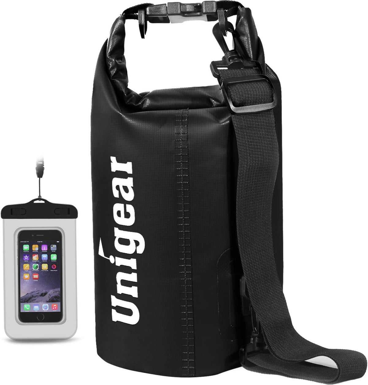 Unigear Waterproof Dry Bag - Lightweight Floating Design for Kayaking, Boating, Fishing | 2L to 40L Sizes