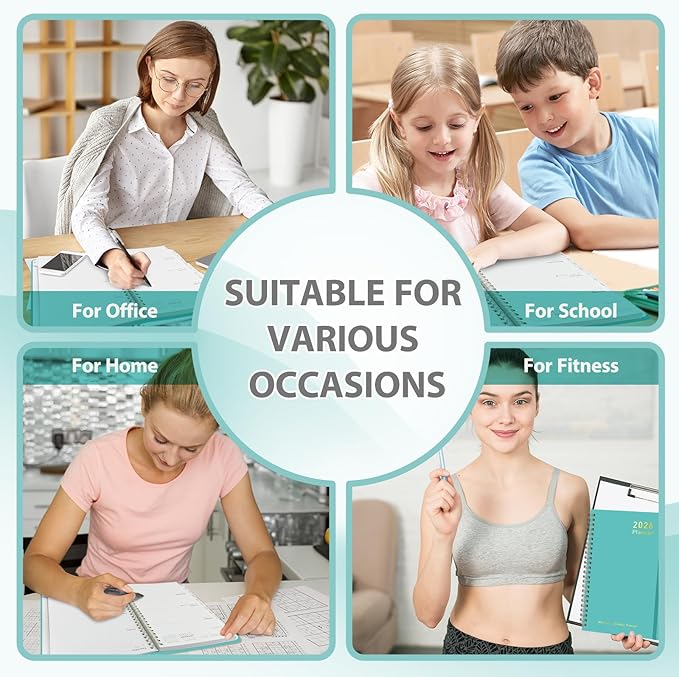 2026 Planner, Weekly and Monthly Calendar Academic Planner, Jan 2026 - Dec 2026, Planning Agenda Book for Desk Accessories and School Supplies - A5 (6.3'' x 8.5'')