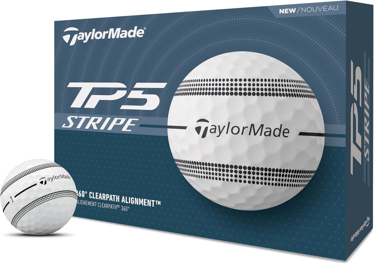 TaylorMade TP5 Golf Balls - Premium Performance for Maximum Distance | One Dozen