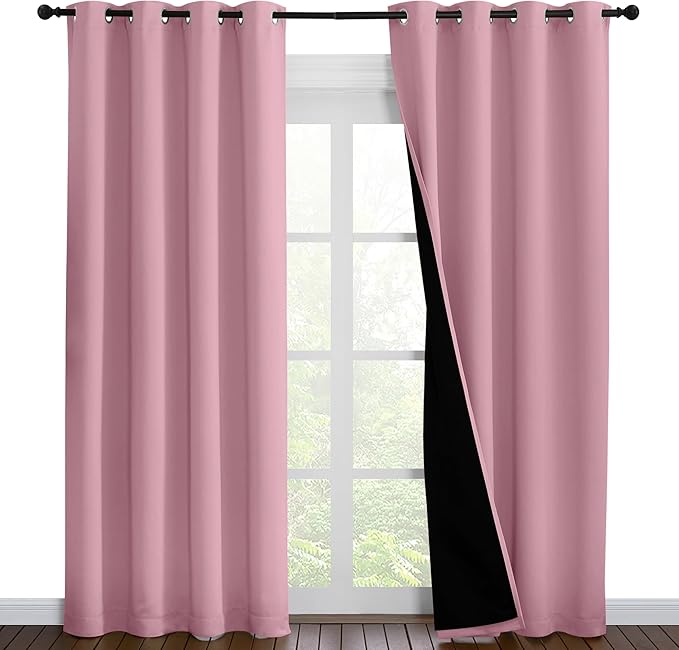 NICETOWN Total Shade Curtains and Draperies, Heavy-Duty Full Light Shading