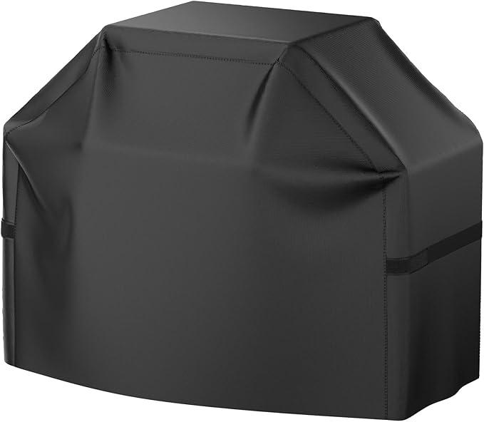 Grill Cover, 48 inch Heavy Duty BBQ Gas Grill Cover for Outdoor Grill, Waterproof, Weather Resistant, Anti-UV, Rip-Proof, Fade Resistant Barbecue Cover with Hook-and-Loop Straps for Most Grills