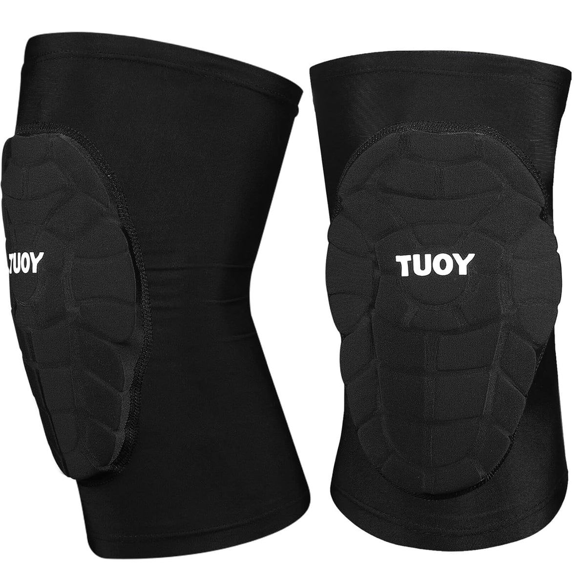 TUOY Compression Knee Pads - Padded Protection for Youth & Adults | 1 Pair