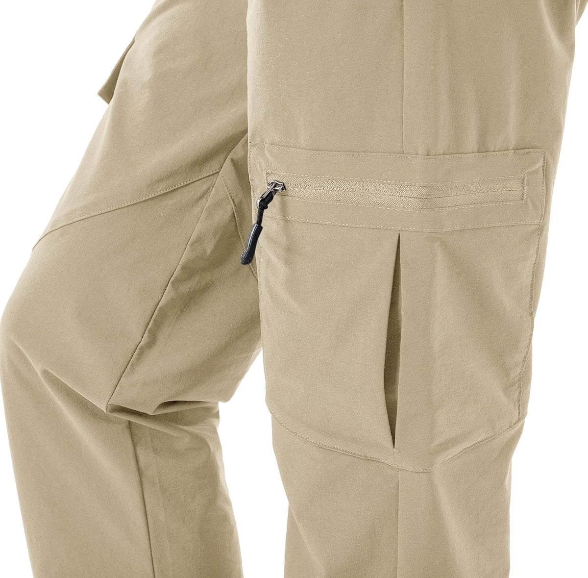 Rdruko Women's Hiking Cargo Pants - Water-Resistant, Quick-Dry, UPF 50+ | Travel & Camping Ready