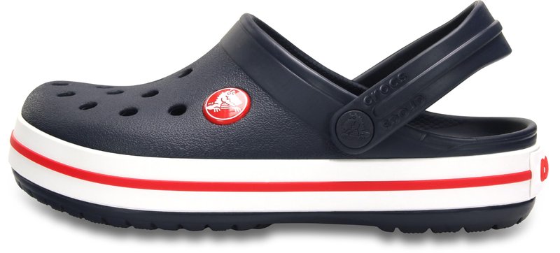 Crocs Kids Crocband Clogs, Navy/Red, 10 Toddler