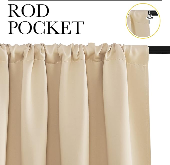 NICETOWN Room Darkening Curtains