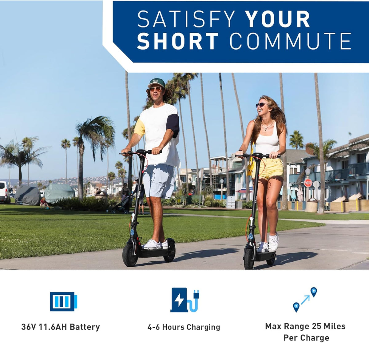 S2 SE | KS4 Pro Electric Scooter - 19 MPH, 17-25 Miles Range, Foldable Design, 10" Tires, Cruise Mode & Dual Braking System