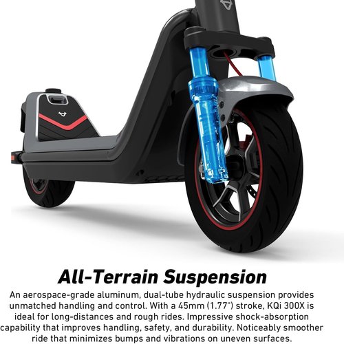NIU Electric Scooter - Adult E-Scooter with Suspension, 600-1000W Power, 18-37.3 Miles Range | Top Speed 17.4-23.6MPH