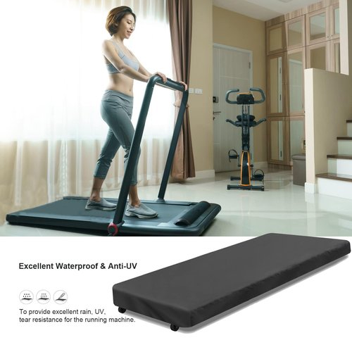 Aidetech Under Desk Treadmill Cover for DeerRun, Dust-Proof Walking Pad Cover, Waterproof Protective Cover for Walking Treadmill Office Under Desk-43L x 21W x4H Inch(Cover only)
