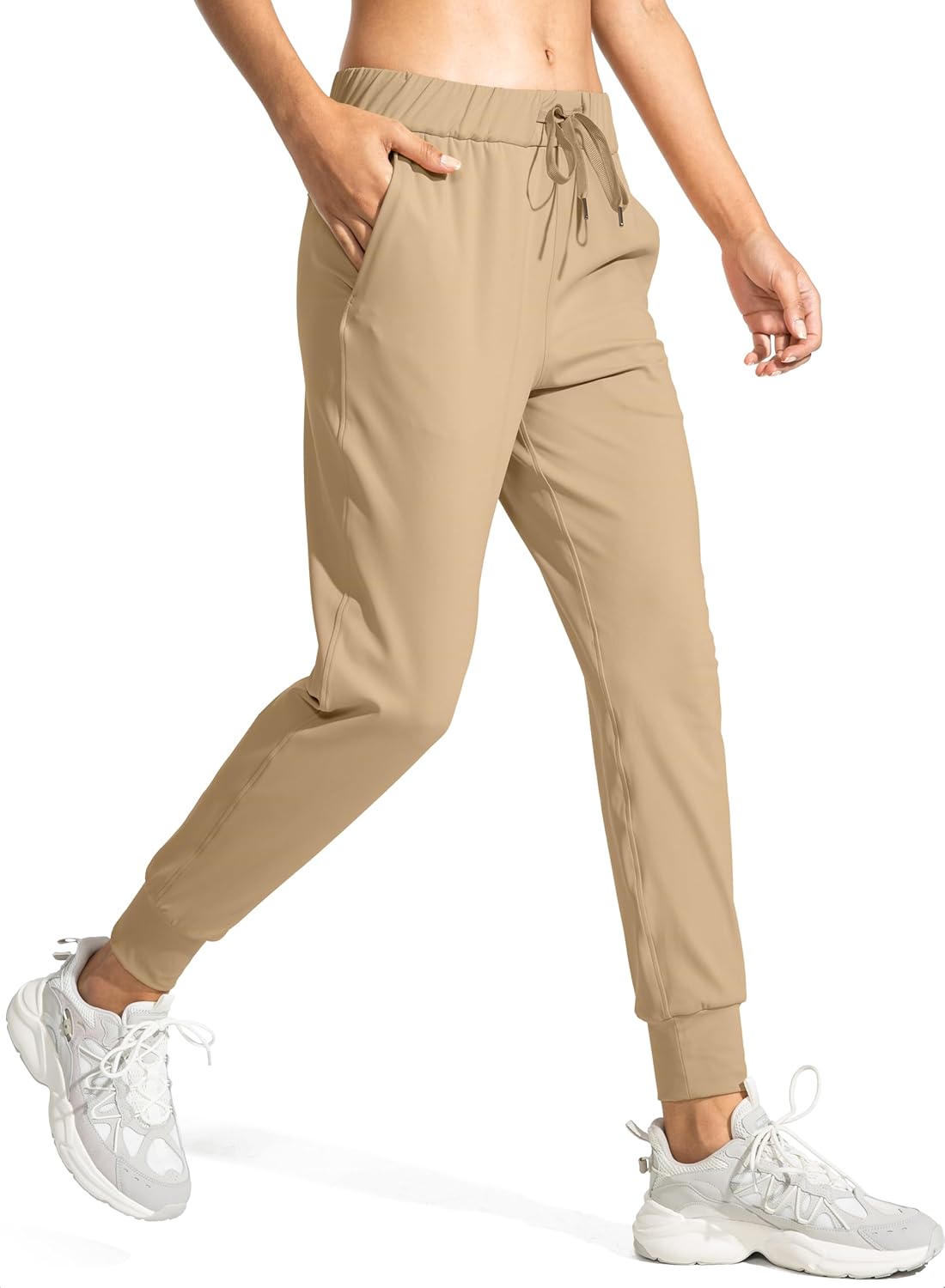 SANTINY Women's Joggers - Comfortable Drawstring Sweatpants with Pockets | Ideal for Lounge & Running