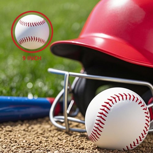 Blank Baseballs - 9 Inch Solid Cork Core | 2 Pack for Autographs, League Play & Gifts