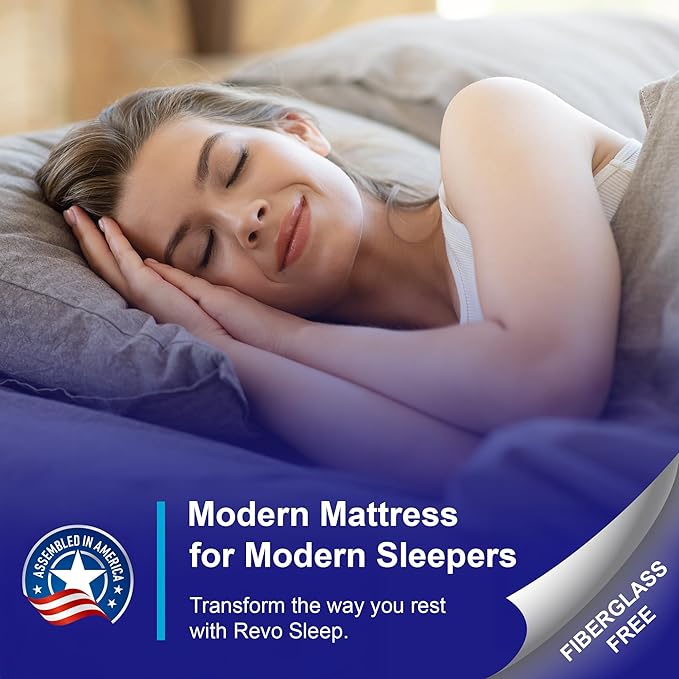 REVO Sleep Gel Memory Foam Mattress, 14-Inch Twin XL – Cooling Gel Foam Mattress with Contouring Support & Breathable Comfort – Great for Dorms or Compact Spaces