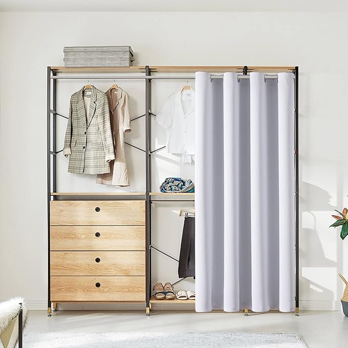 ChrisDowa Blackout Door Curtains
