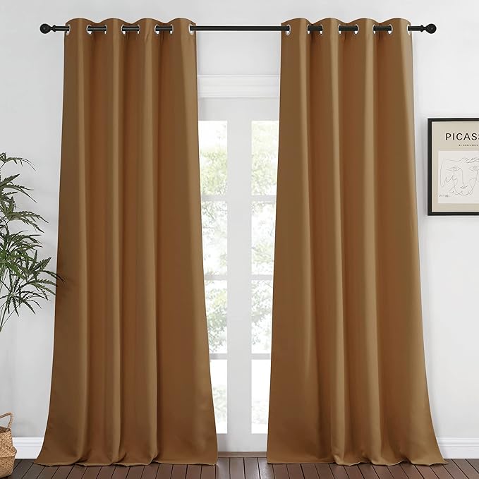 NICETOWN Blackout Curtains 120 inch Length