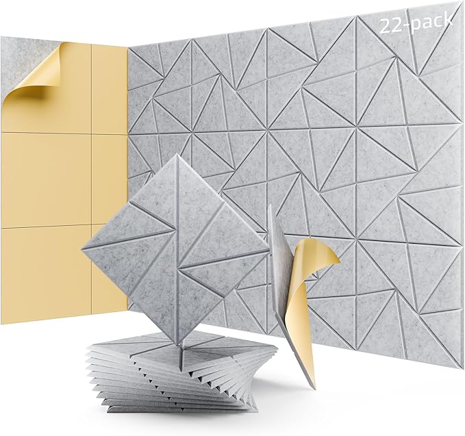 22 Pack Acoustic Panels, Sound Proof Foam Panels