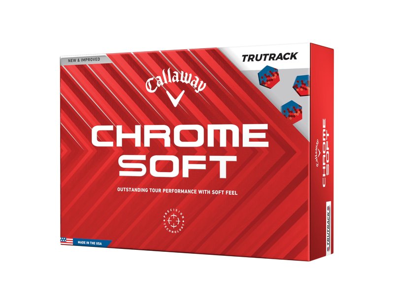 Callaway Golf Chrome Soft Golf Balls (True Track (Blue/Red)