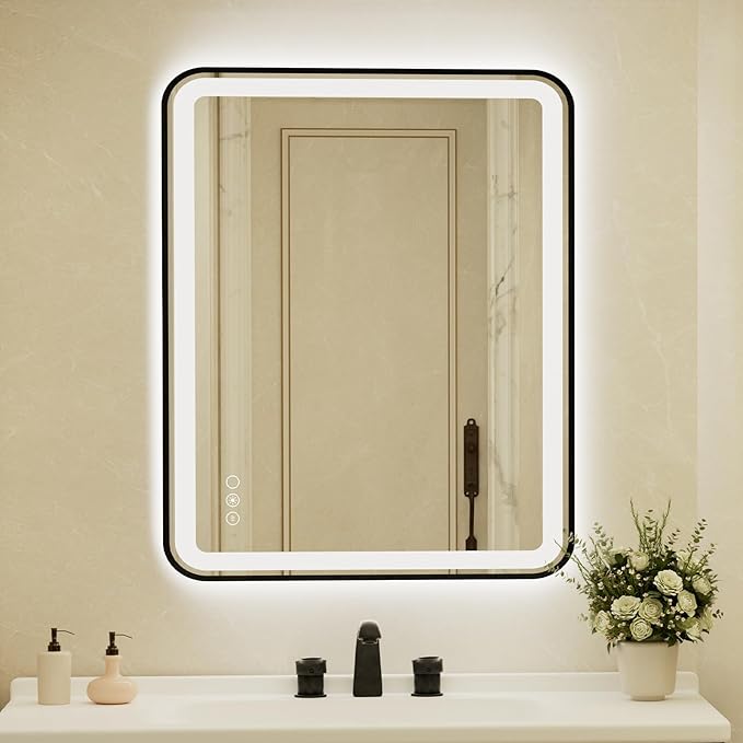 32x40 Inch LED Bathroom Mirror