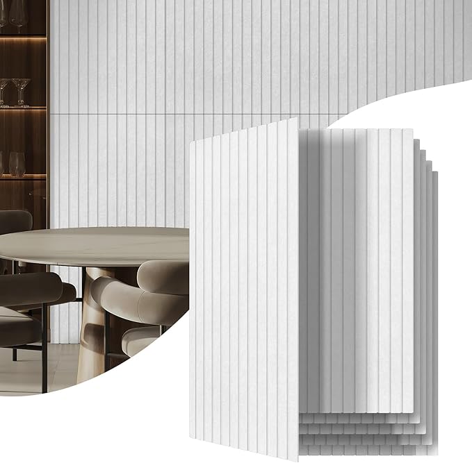 6 Pack Acoustic Wall Panels, 47.2" X 23.6" Sound Absorbing Panels, Decorative