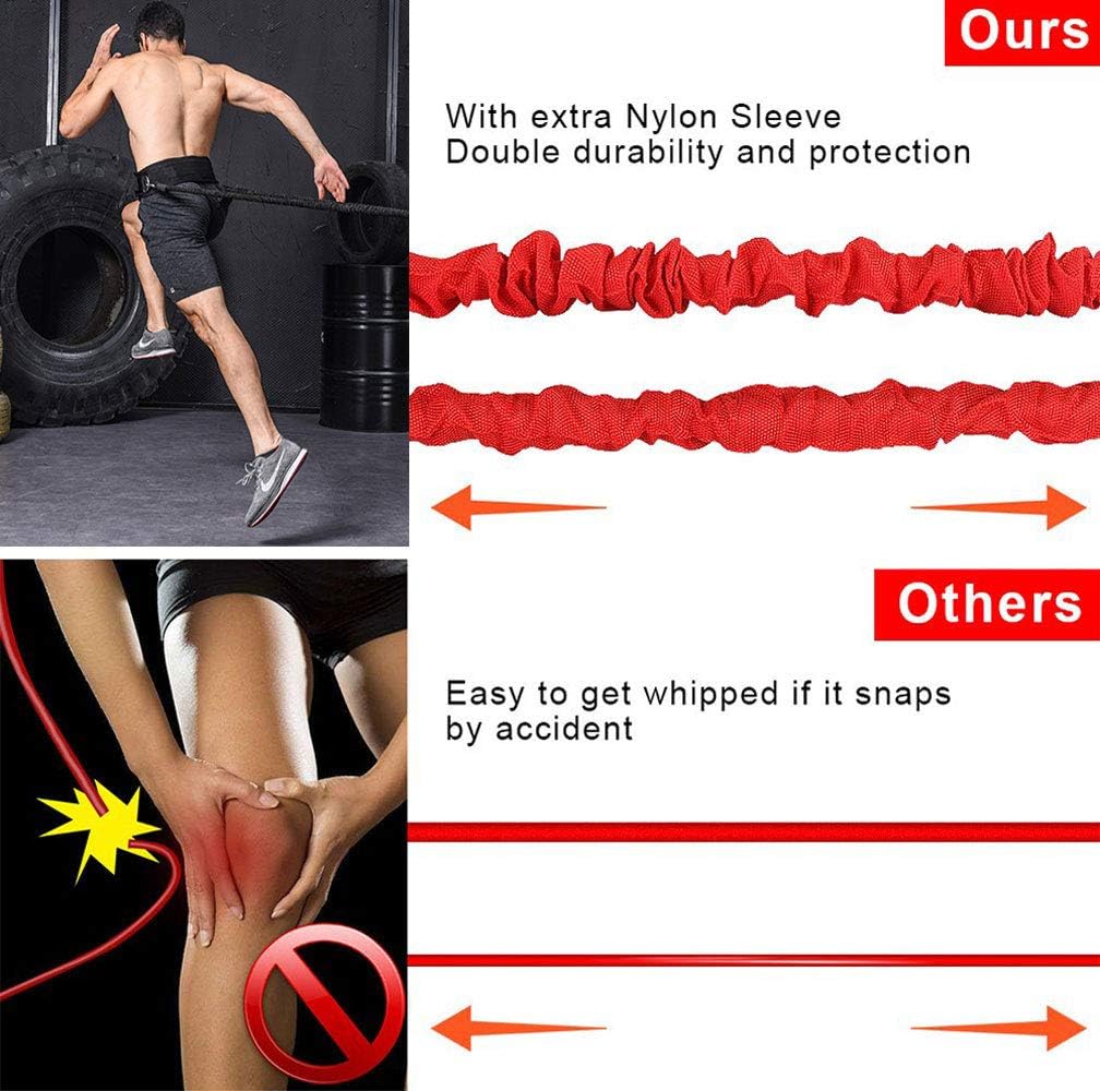 YNXing Resistance Training Rope - Enhance Speed, Stamina & Strength | Explosive Force Bounce